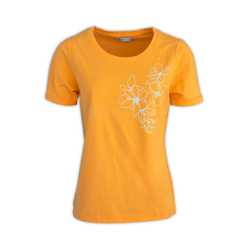 Ladies Puff Print T-Shirt