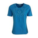 Ladies Stone Lace Detail T-Shirt