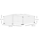 Outsunny Cold Frame Greenhouse