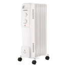 Lewis's Oil Filled Radiator 7 Fin - 1500w White