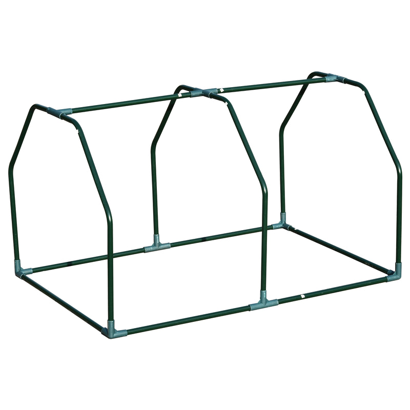 Outsunny 99x71x60cm Mini PVC Cover Steel Frame Greenhouse