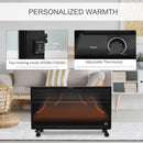 HOMCOM Home Savers Convector Radiator Heater Freestanding or Wall-mounted w/ Adjustable Thermostat