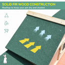 PawHut- Deluxe Rabbit Hutch