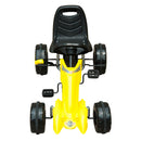 HOMCOM Kids Pedal Go Kart - Yellow & Black