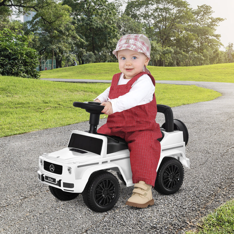 HOMCOM Kids Ride On Car Mercedes Benz G350 - White