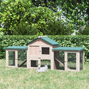 PawHut- Deluxe Rabbit Hutch