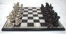 Mint Collection - Chess Board - Nickel & Black Nickel 55x55x5cm