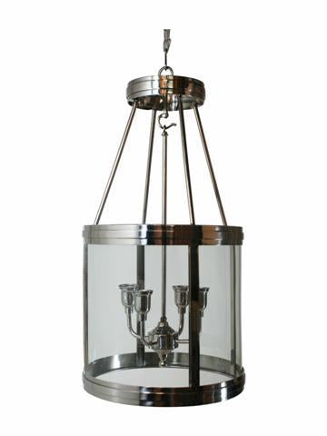 Mint Collection - Hanging Lantern - Nickel 48x48x90cm