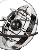 Mint Collection - Grey & Nickel Armillary - Nickel & Grey 56x56x84.5cm