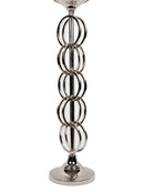 Mint Collection - Gold Plated Candle Holders with Glass - Gold 14x14x73cm