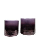 Mint Collection - Glass Pillar Holder - Small - 8x8x8cm