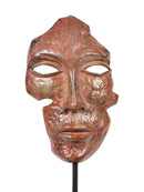 Mint Collection - Aluminium Sculpture With Marble Base - Silver 9x2.75x21cm