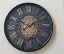 Mint Collection - Gear Clock with Glass - 70x8x70cm