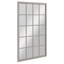 Leaner Window Mirror Distressed Grey 100 x 4 x 175 cm