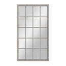 Leaner Window Mirror Distressed Grey 100 x 4 x 175 cm