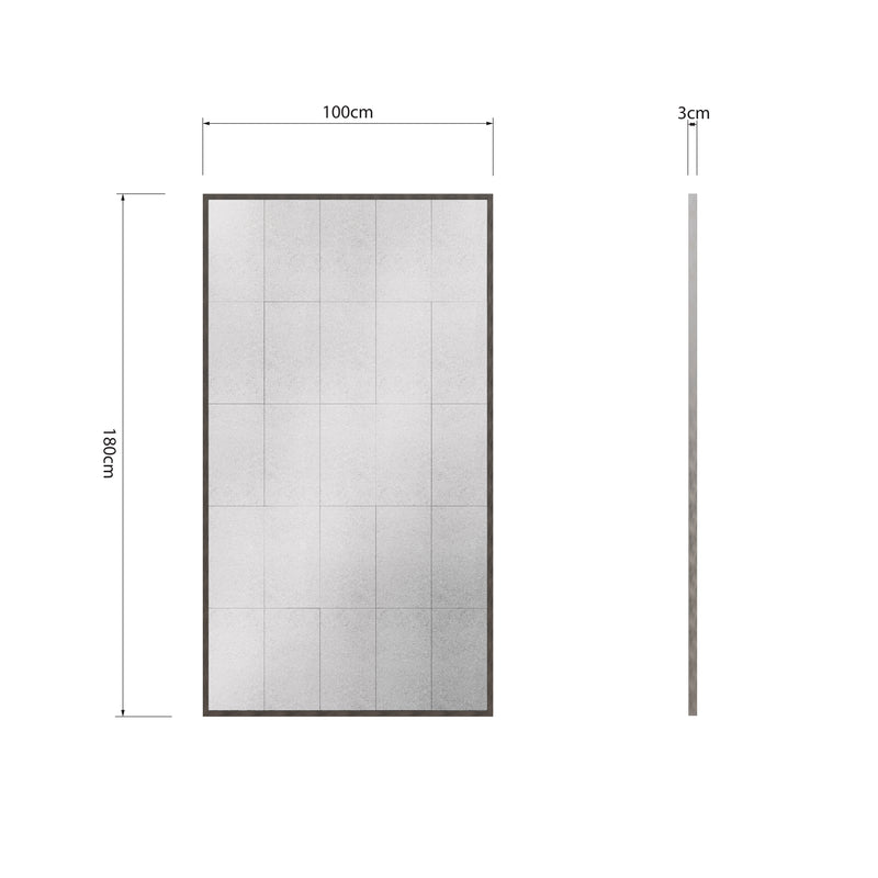 Large Window Mirror 100 x 3 x 180 cm