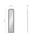 Arched Leaner Mirror Grey 40 x 2.5 x 160 cm