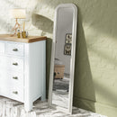 Arched Leaner Mirror White 40 x 2.5 x 160 cm