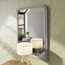 Arched Leaner Wall Mirror - Grey 100 X 70cm