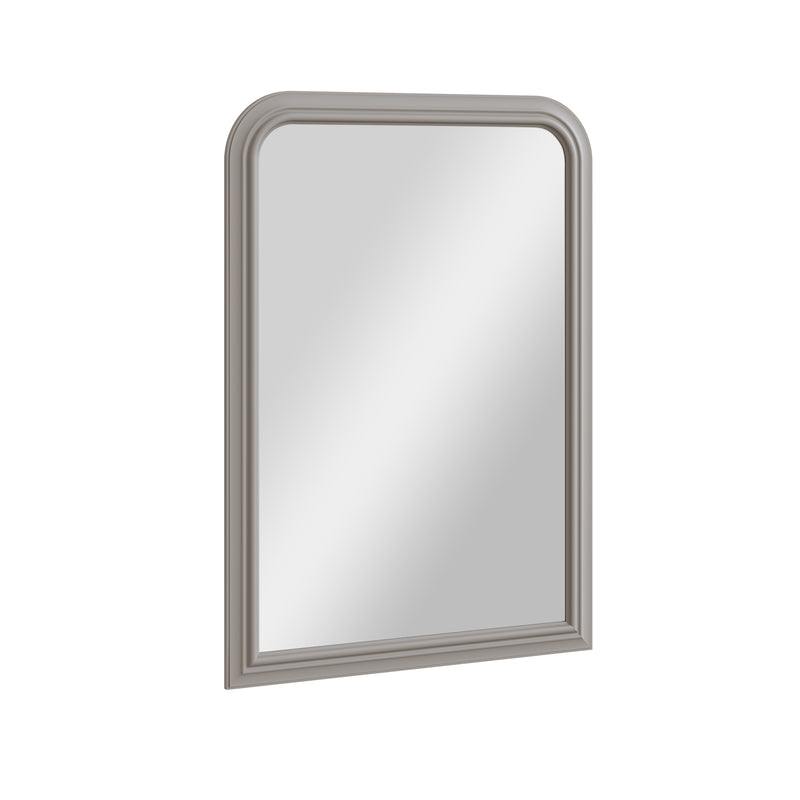 Arched Leaner Wall Mirror - Grey 100 X 70cm