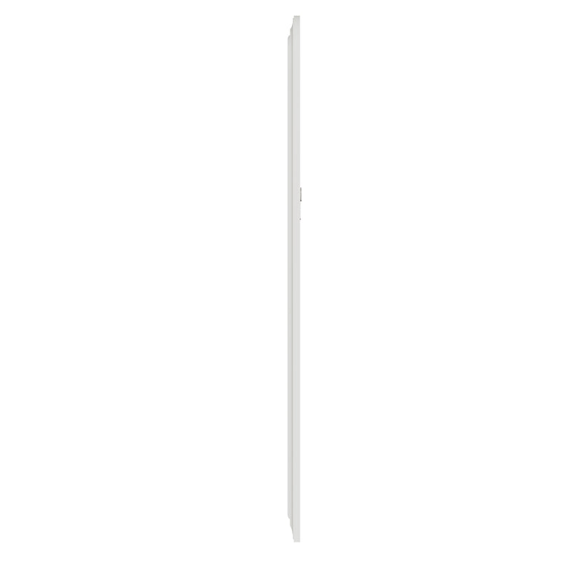 Arched Leaner Wall Mirror - White 100 X 70cm