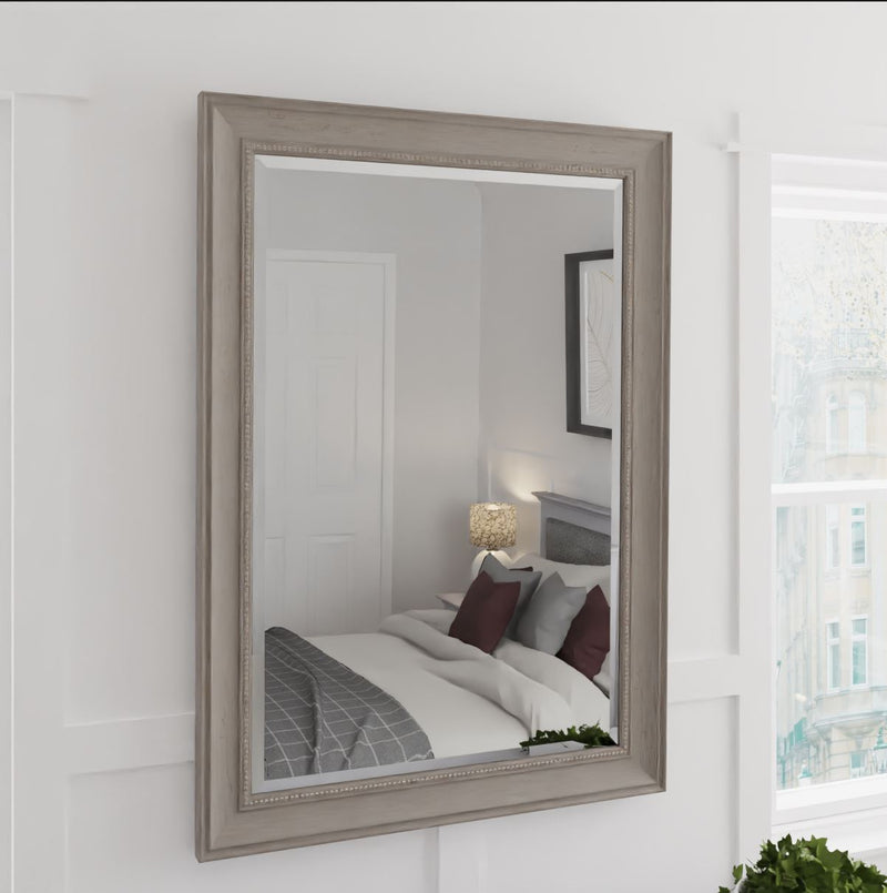 Wall Mirror Grey 74 x 3.5 x 104 cm