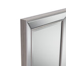 Wall Mirror Angled Grey 61 x 5 x 140 cm