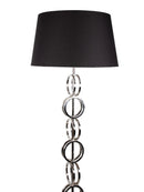 Mint Collection - Floor Lamp with Black Shade - Shade 26x26x158cm