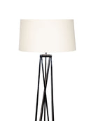 Mint Collection - Floor Lamp - Taupe Shade - Taupe Shade 26x26x136cm