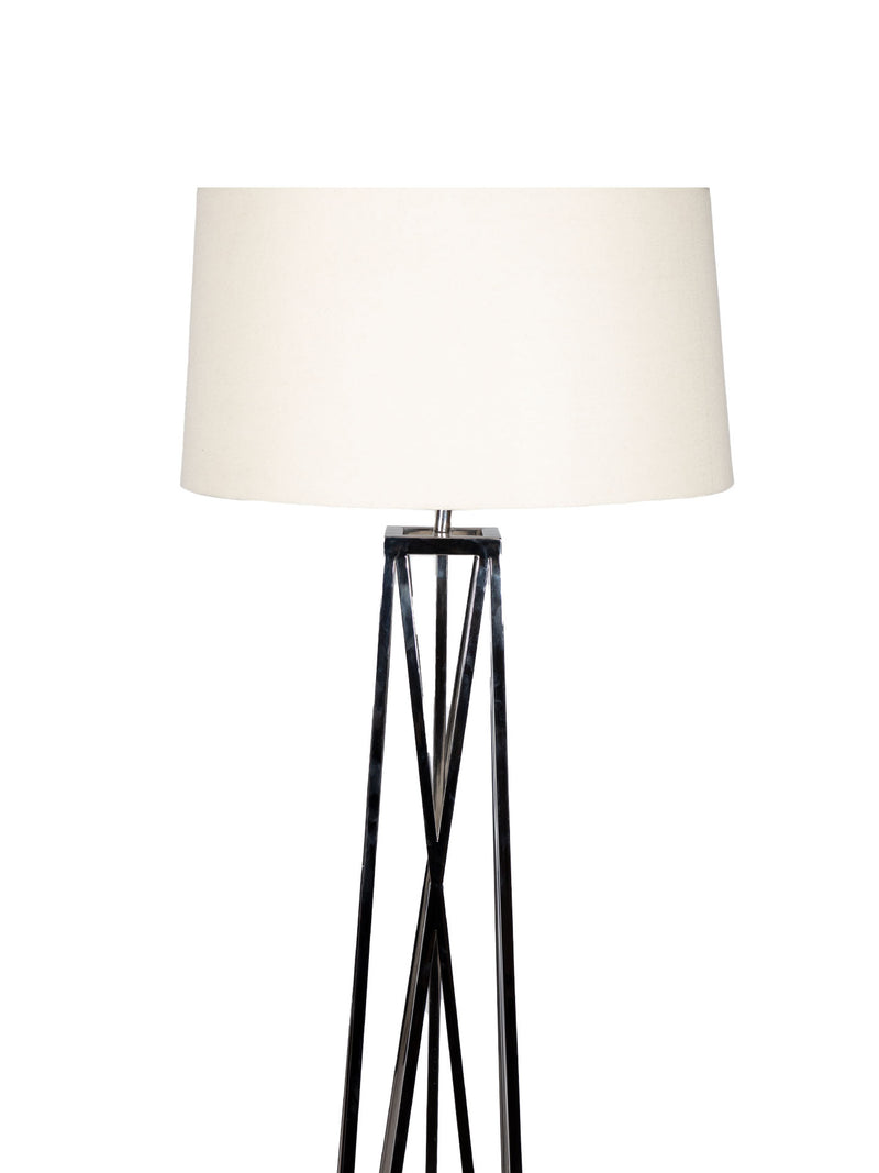 Mint Collection - Floor Lamp - Taupe Shade - Taupe Shade 26x26x136cm
