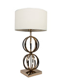 Mint Collection - Table Lamp - Taupe Shade - Taupe Shade 21x21x65cm