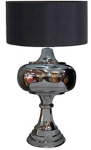 Mint Collection - Table Lamp - Dark Grey Shade - Dark Grey Shade 34x34x61cm