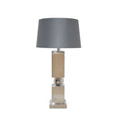 Mint Collection - Table Lamp - Dark Grey Shade - Dark Grey Shade 18x18x72cm