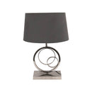 Mint Collection - Table Lamp - Dark Grey Shade - Dark Grey Shade 25.5x10.5x37.5cm