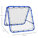 Blue Football Rebounder Net