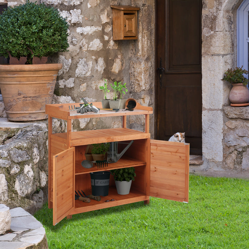 Outsunny Multi-function Potting Bench Table