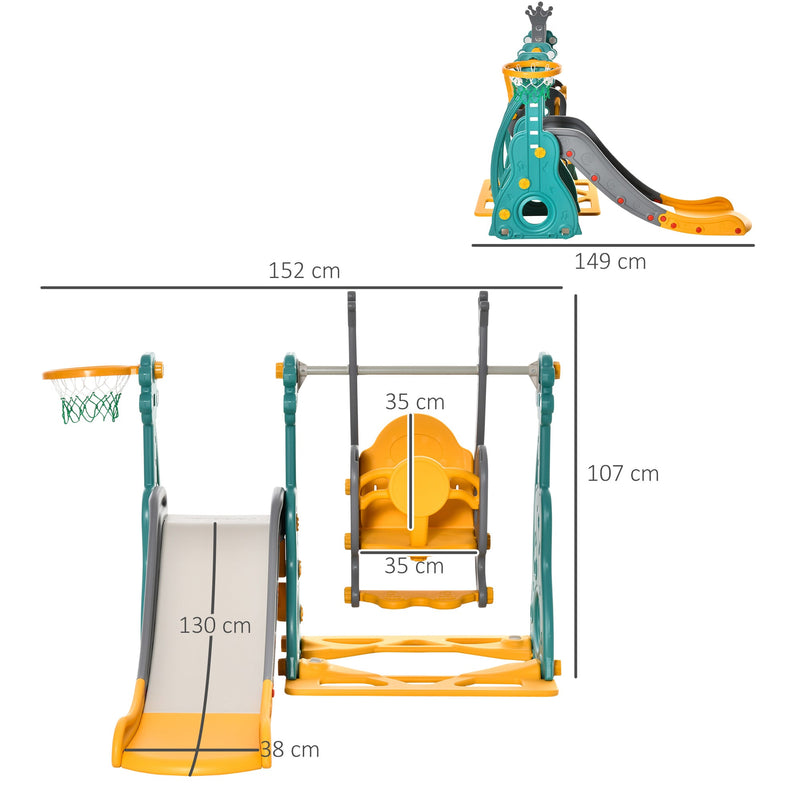 Kids Swing Slide Combination