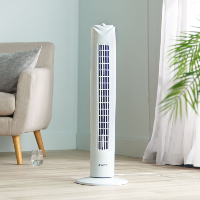 Lewis's 32 Inch -Tower Fan  White