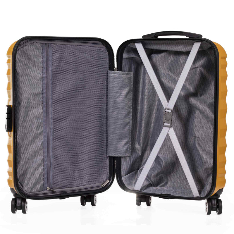 Pierre Cardin Trolley Case- Yellow