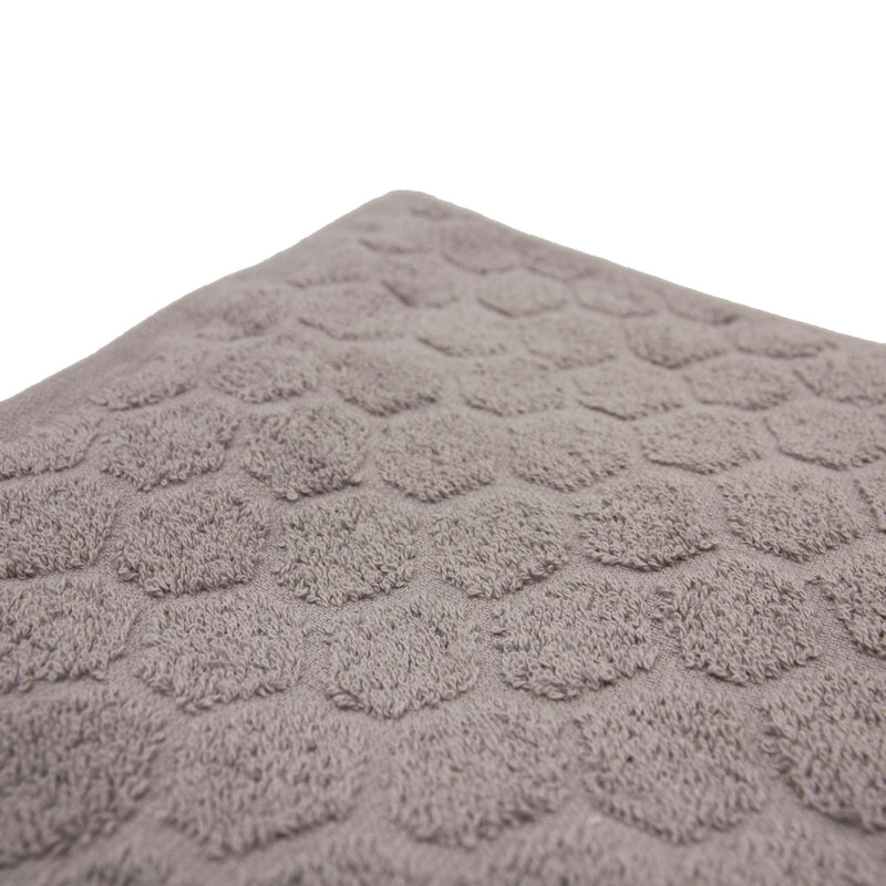 Lewis's Honeycomb 100% Cotton Towel Range - Charcoal