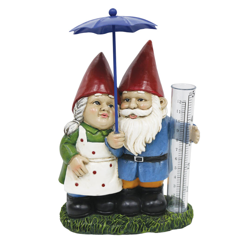 Silver & Stone Outdoor Mr & Mrs Gnome Ornament