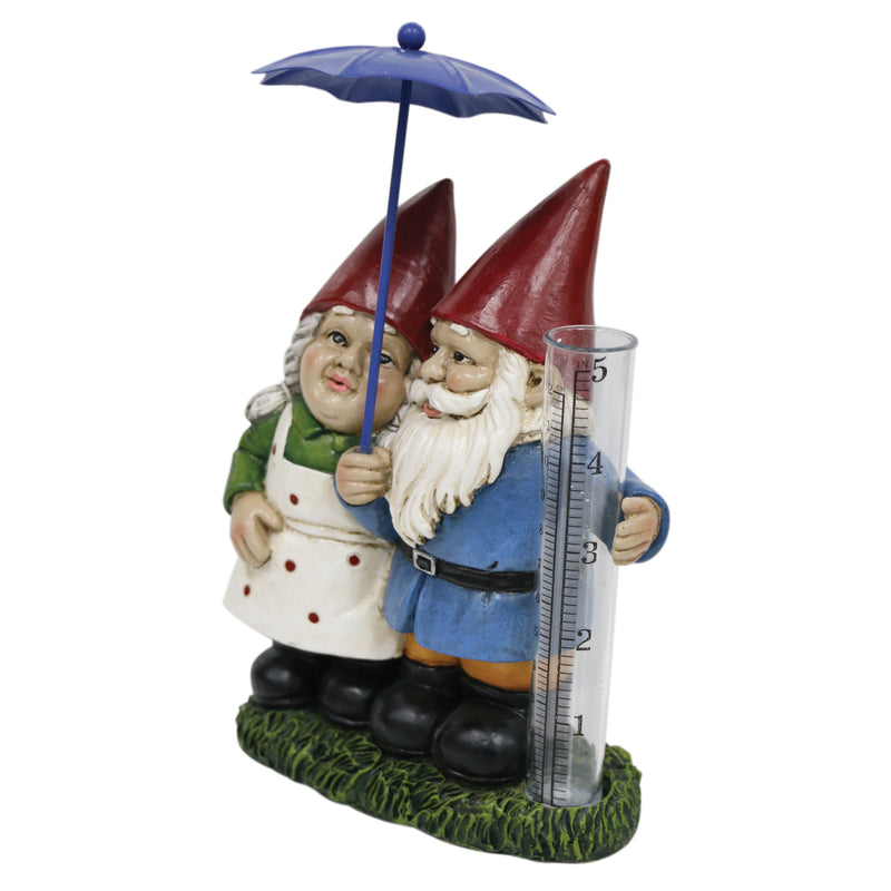Silver & Stone Outdoor Mr & Mrs Gnome Ornament