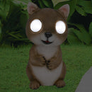 Silver & Stone Outdoor Solar Sammy Squirrel Ornament