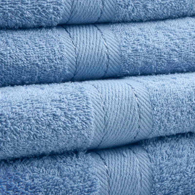 Towel Bale 6 Piece 100% Cotton - Cornflower