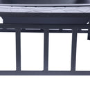 Silver & Stone 3 in 1 Outdoor Fire Pit with BBQ Grill Shelf & Waterproof Cover