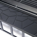 Silver & Stone 3 in 1 Outdoor Fire Pit with BBQ Grill Shelf & Waterproof Cover