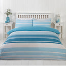 Lewis's Ribe Duvet Set - Teal