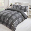 Lewis's Hampton Duvet Set - Grey