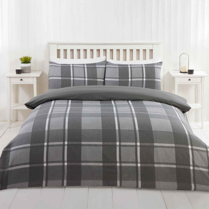 Lewis's Hampton Duvet Set - Grey