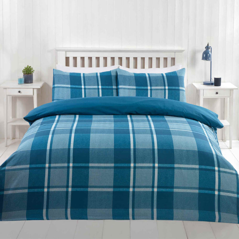 Lewis's Hampton Duvet Set - Teal